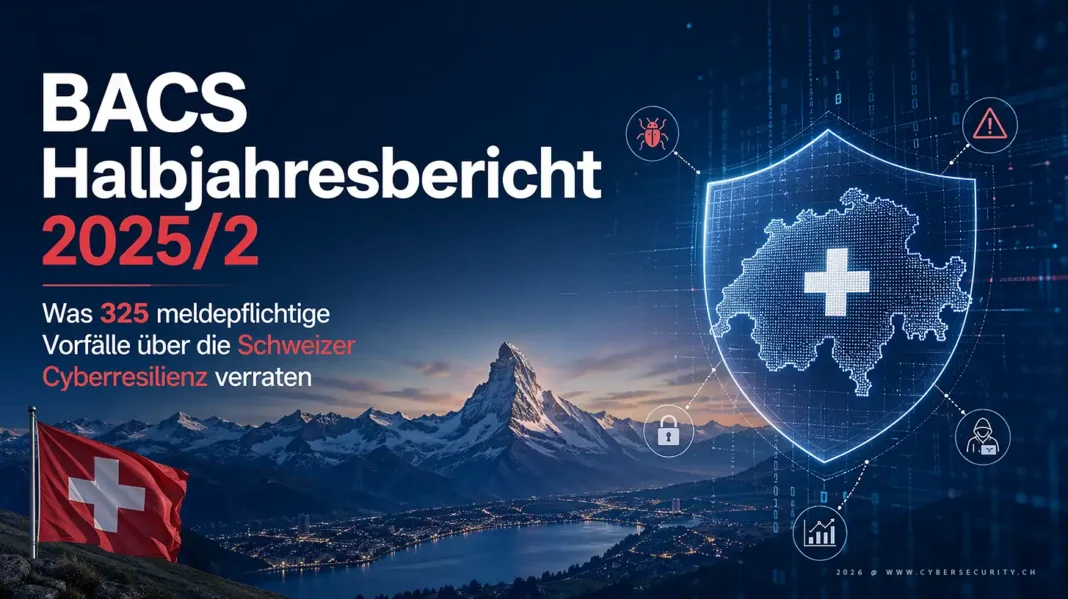 BACS report 2025 second half - analysis of 325 mandatory cyber incident reports in Switzerland